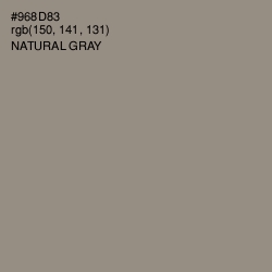 #968D83 - Natural Gray Color Image